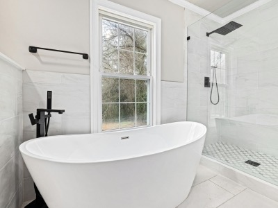bathtub and shower